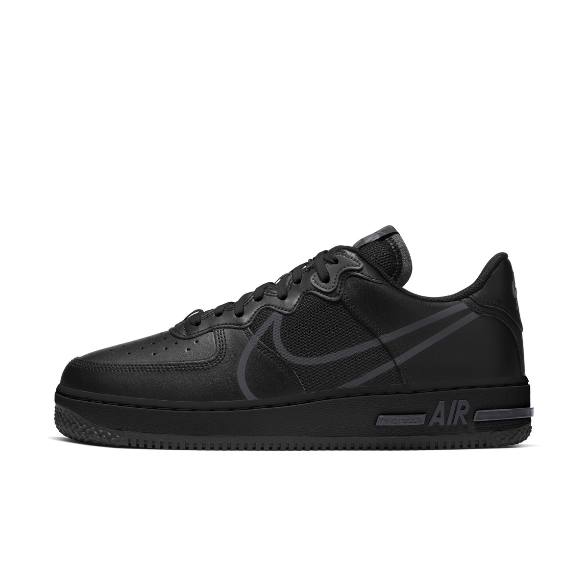 Air Force 1 React,发售,Black  经典黑武士来袭！Air Force 1 React 新配色释出官图！