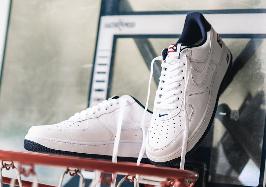 Nike,AF1,Air Force 1,CJ1386-10  国家主题小白鞋！波多黎各 Air Force 1 下周发售