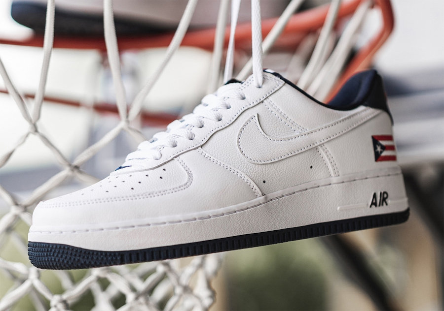 Nike,AF1,Air Force 1,CJ1386-10  国家主题小白鞋！波多黎各 Air Force 1 下周发售