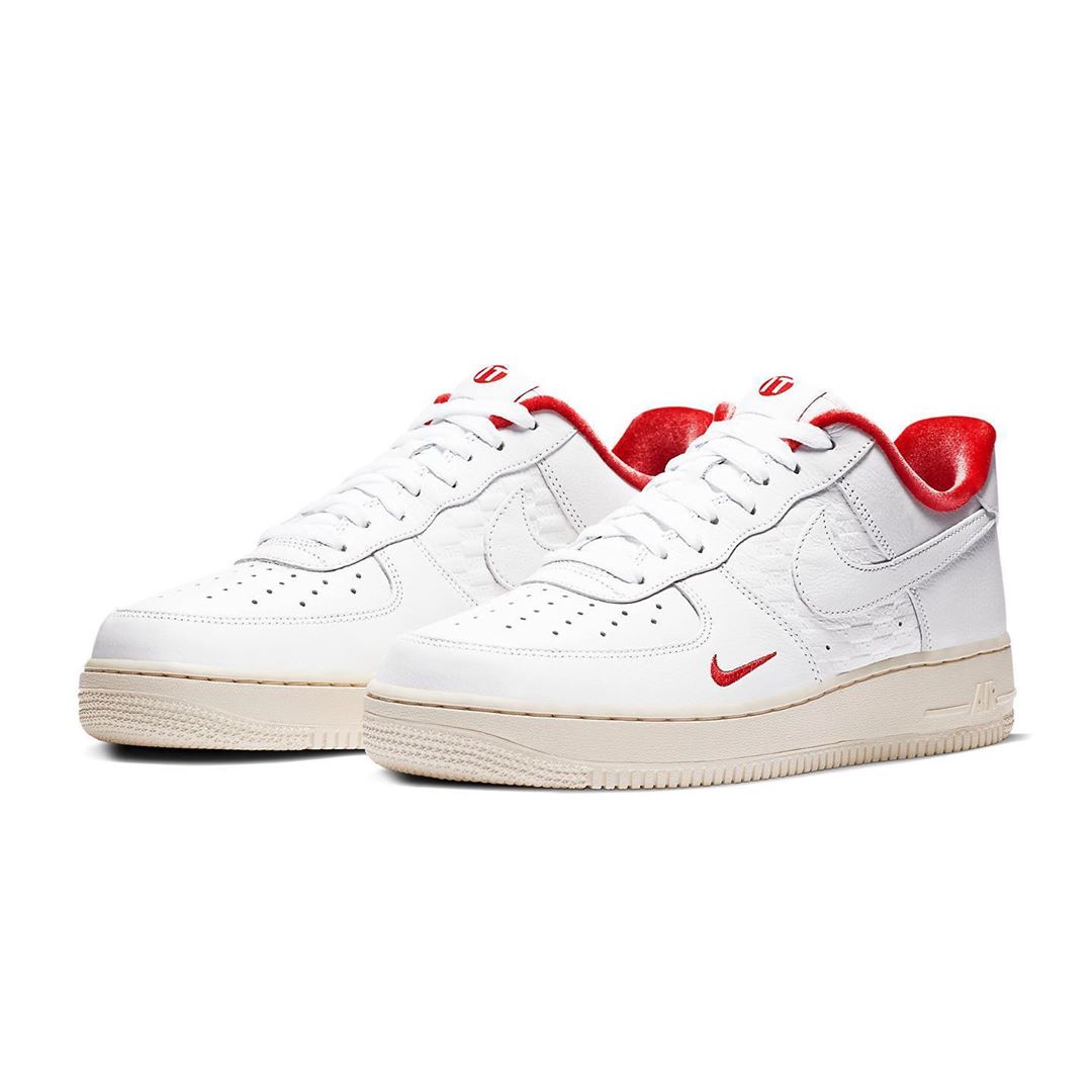 Nike,KITH,AF1,Air Force 1,CZ79  天鹅绒内衬 + 奢华皮料！白红 KITH x Air Force 1 官图释出
