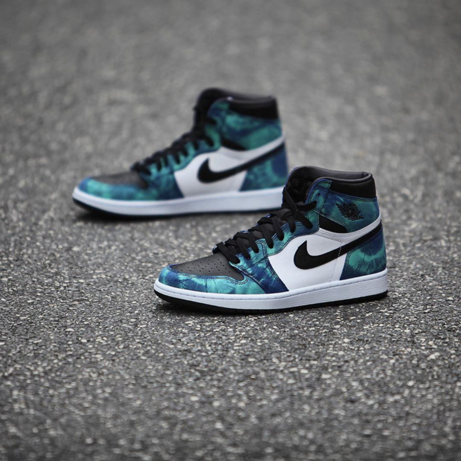 AJ,AJ1,Air Jordan 1 High OG WM  扎染 Air Jordan 1 下月正式发售！只有一点不太满意..