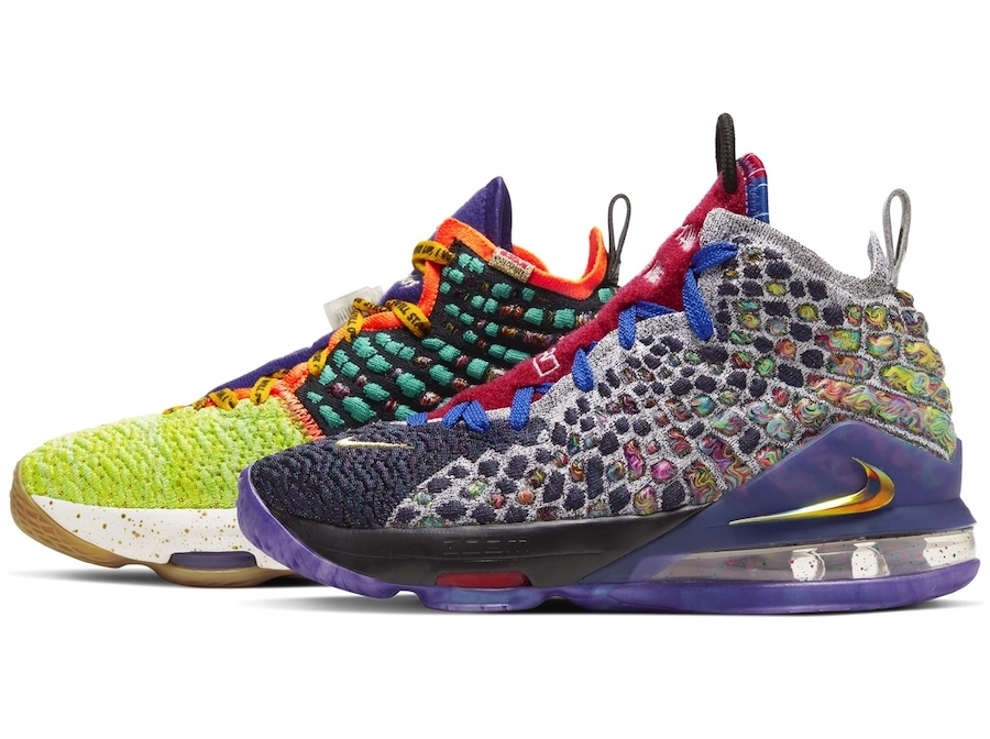 LeBron 17,Nike,CV8079-900  细节数不过来！LeBron 17 “What The” 能让你玩上一整天！