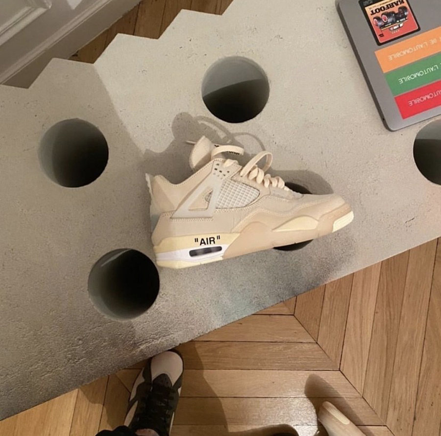 OFF-WHITE,Air Jordan 4,AJ4,发售  细节颇具看点！OW x AJ4 最新实物预览！今夏发售！