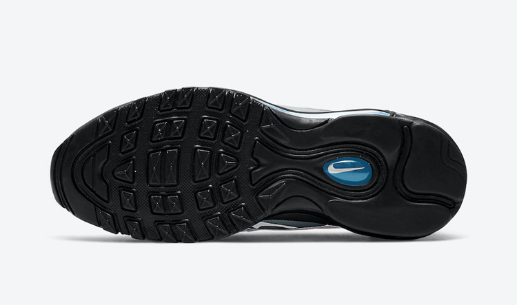 Nike,Air Max 97,GS,921522-106  清爽白蓝配色！这双 Air Max 97 太适合夏天，可惜...