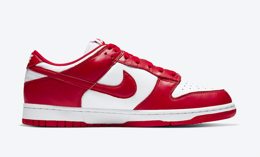 Nike,Dunk Low,发售,CU1727-100  预售价近 ￥2000！白红 Dunk Low 官网预告释出，下周发售！