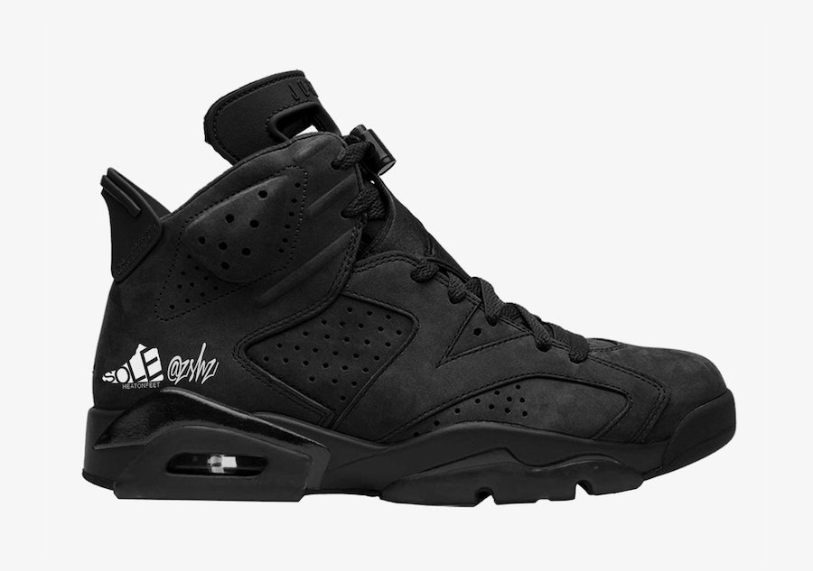 AJ6,Air Jordan 6,DB9818-001,发售  黑武士 Air Jordan 6 效果图曝光！将于年底发售
