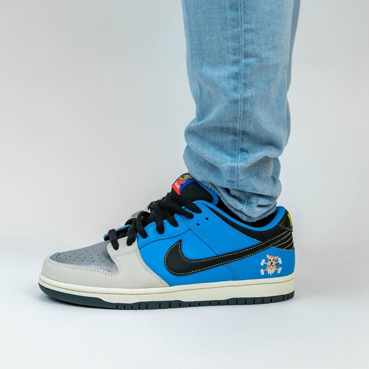 Instant Skateboards,Nike SB,Du  「狗头」Dunk SB 上脚格外清爽，鞋面这么玩够亮眼！