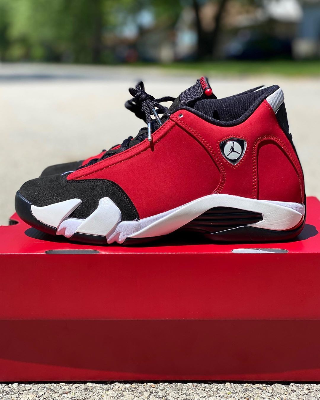 Air Jordan 14,Gym red,AJ14,发售  发售日期确定！愤怒公牛 Air Jordan 14 上脚美图抢先看！