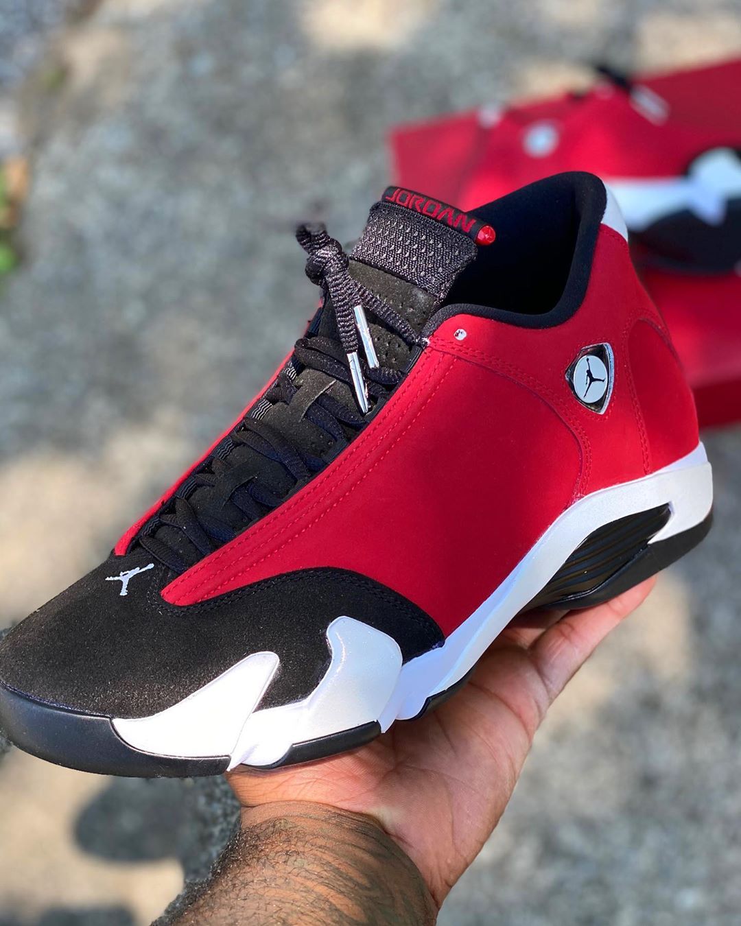 Air Jordan 14,Gym red,AJ14,发售  发售日期确定！愤怒公牛 Air Jordan 14 上脚美图抢先看！