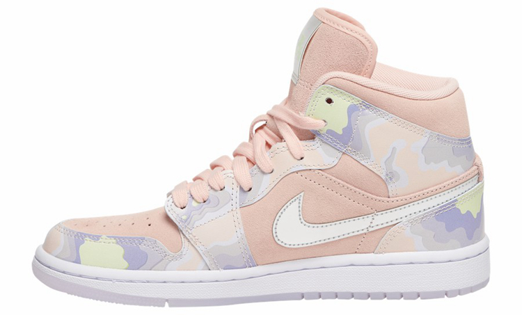 Air Jordan 1,Nike,CW6008-600,P  夏日风情！这款 Air Jordan 1 Mid 你打几分？