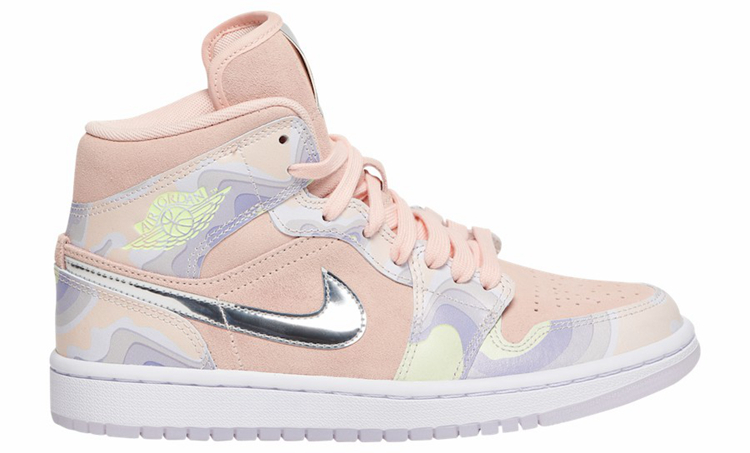 Air Jordan 1,Nike,CW6008-600,P  夏日风情！这款 Air Jordan 1 Mid 你打几分？
