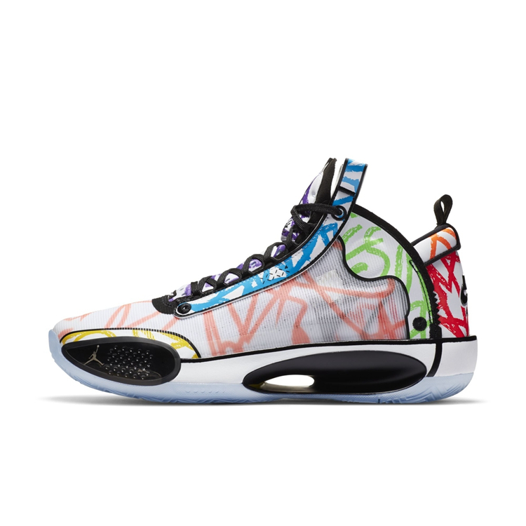 Air Jordan,Air Jordan34  大玩涂鸦风！锡安 Air Jordan 34 PE 看完你肯定心动！