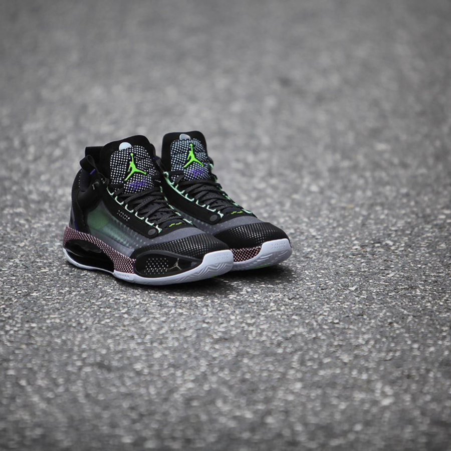 Jordan Brand,Air Jordan 34 Low  波点设计挺魔幻！Air Jordan 34 Low 全新配色曝光！