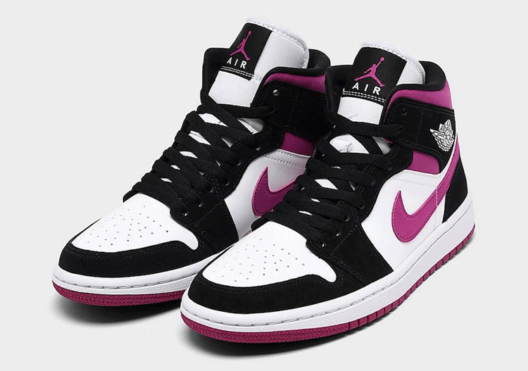AJ,AJ1,Air Jordan 1 Mid WMNS,B  新黑粉 Air Jordan 1 Mid 官图释出！近期即将发售！