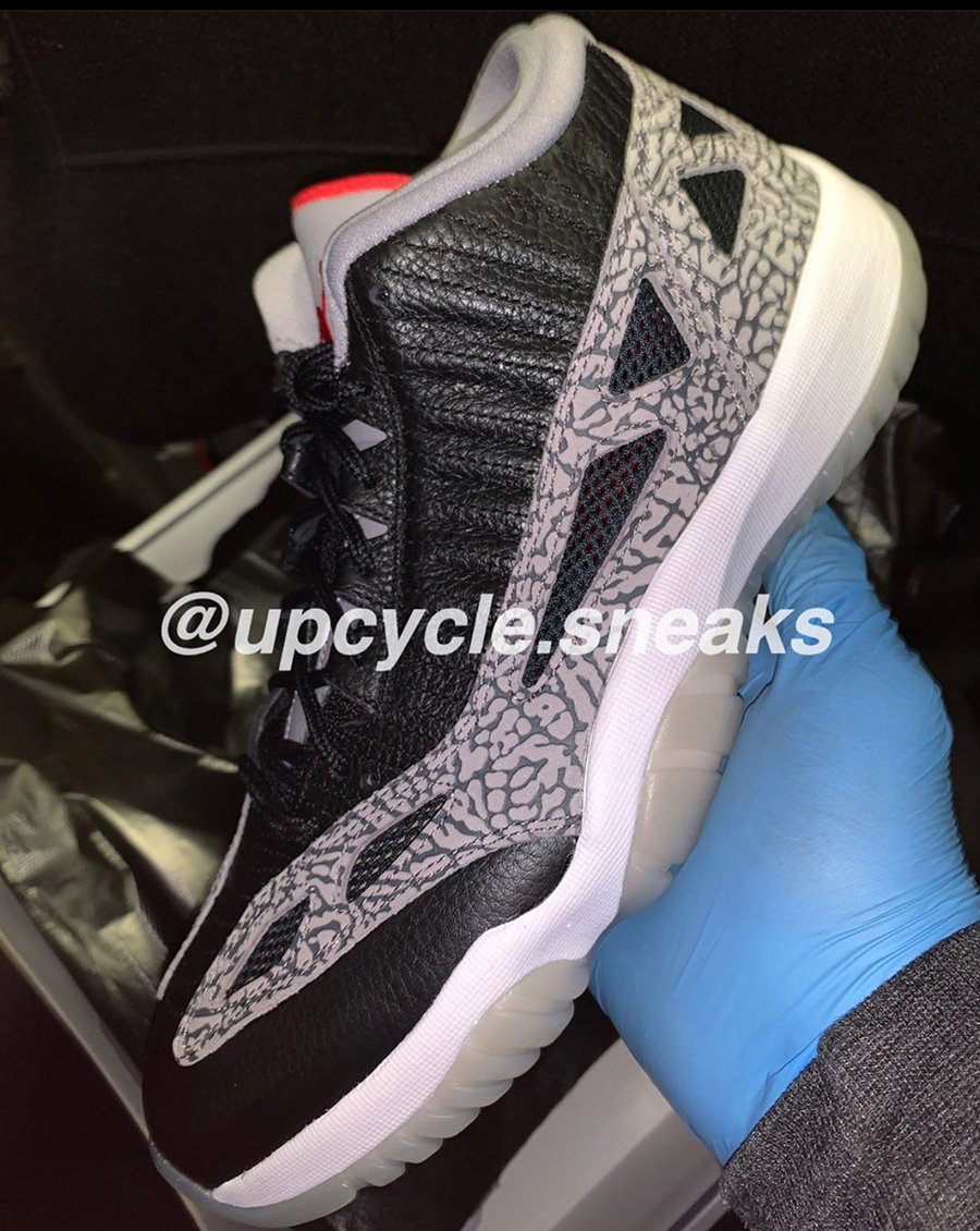 超,经典,配色,登场,Air,Jordan,Low,黑,水泥  超经典配色登场！Air Jordan 11 Low IE 黑水泥配色即将发售