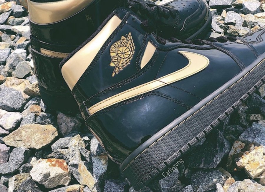 Air Jordan 1 High OG,AJ1,Metal  黑金 Air Jordan 1 实物首次曝光，确定年底发售！