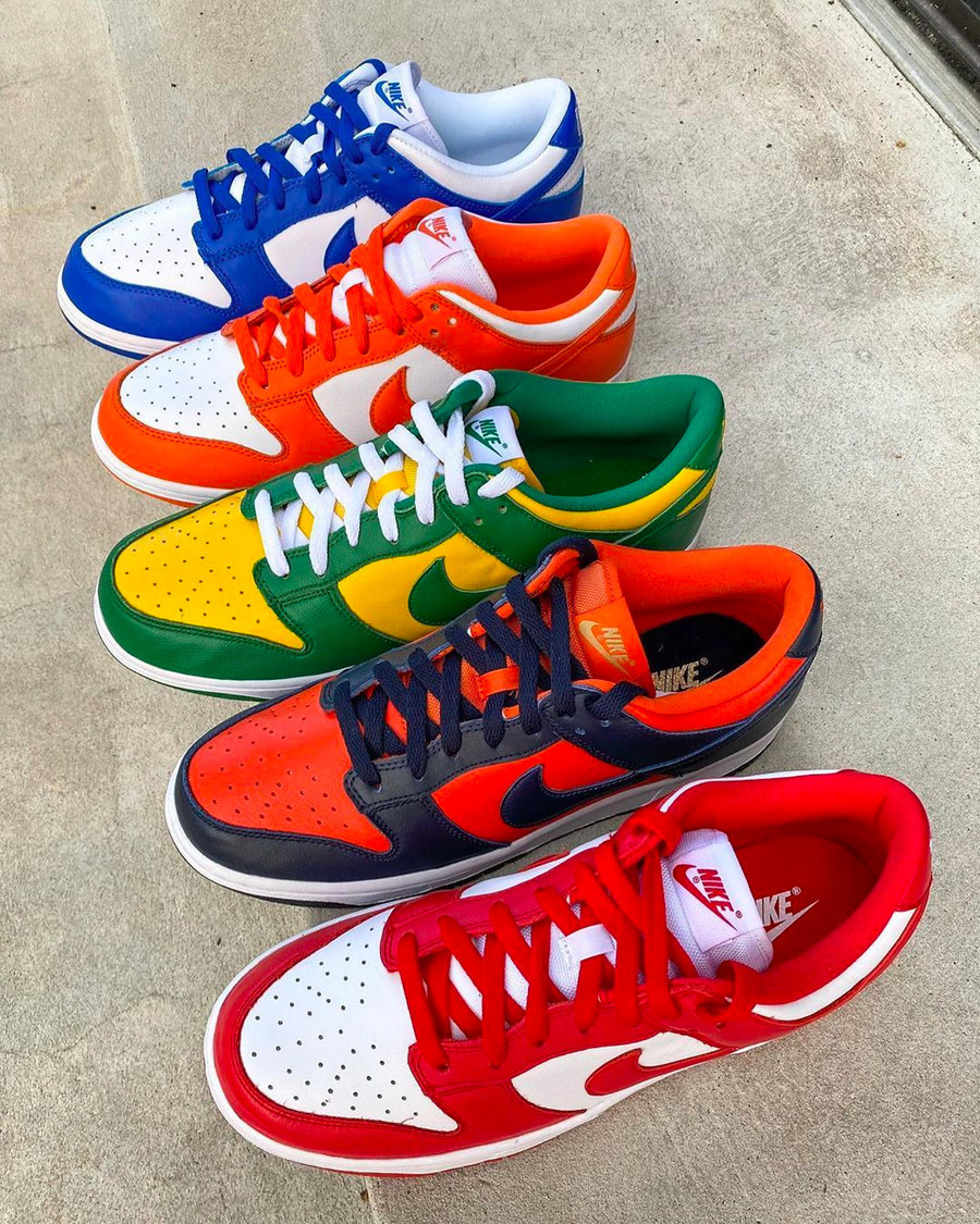 CU1727-800,Dunk Low,Nike CU1727-800 市价超 2K！下周发售！看看蓝橙 Dunk Low 上脚效果如何！