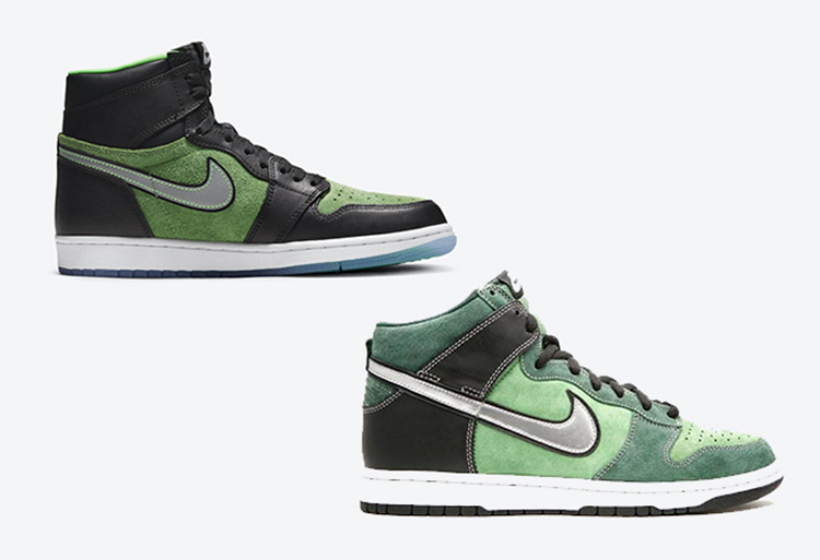 Air Jordan 1,Bio Hack,555555-2  酷似 2W 的 UNDFTD x Dunk Hi！全新配色 Air Jordan 1 实物曝光！