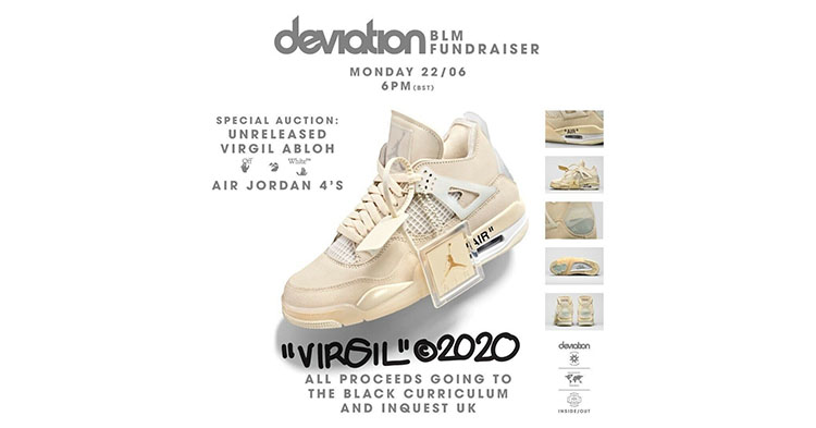 OFF-WHITE,Air Jordan 4,Sail,CV  OFF-WHITE x AJ4 拍卖结束！近 20 万美元成交，身价翻了 900 倍！