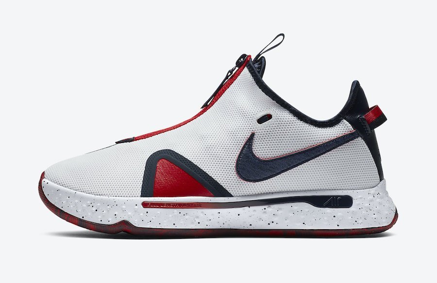 Nike,PG4,D5082-101,发售  独特阴阳装扮！美国队 Nike PG4 即将发售