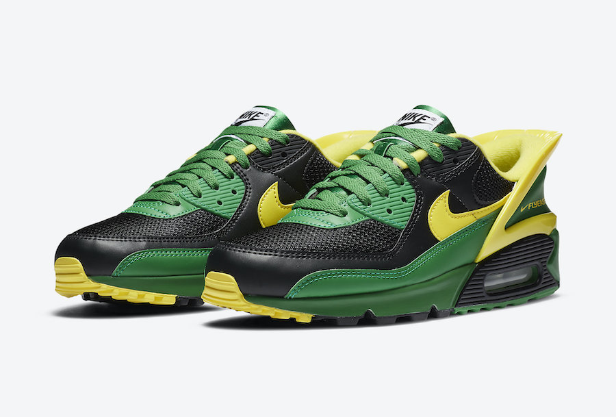 Air Max 90,Nike,CZ4270-001  俄勒冈配色！一脚蹬版本 Air Max 90 新品登场