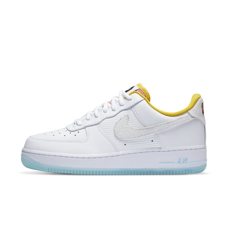 Nike,Air Force 1,AF1  橙色内衬 + 淡蓝外底！夏天就要穿这样的 Air Force 1！