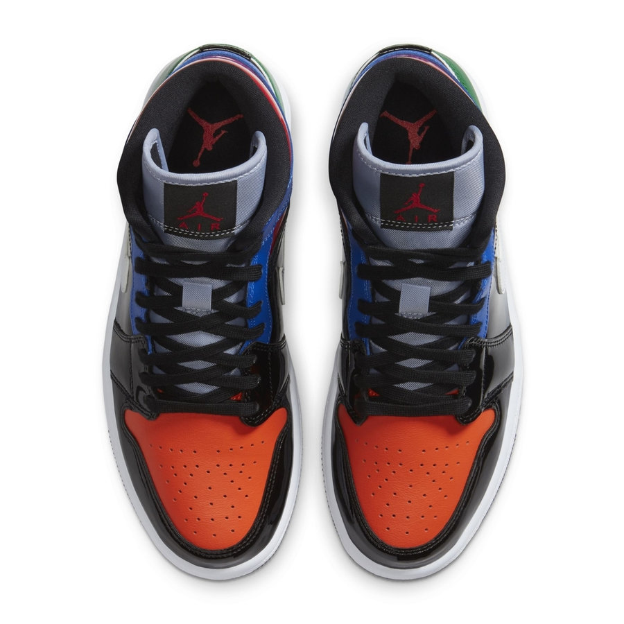 AJ1,Air Jordan 1 Mid,发售  又一双 What The 风格新品！这双中帮 AJ1 有点意思！