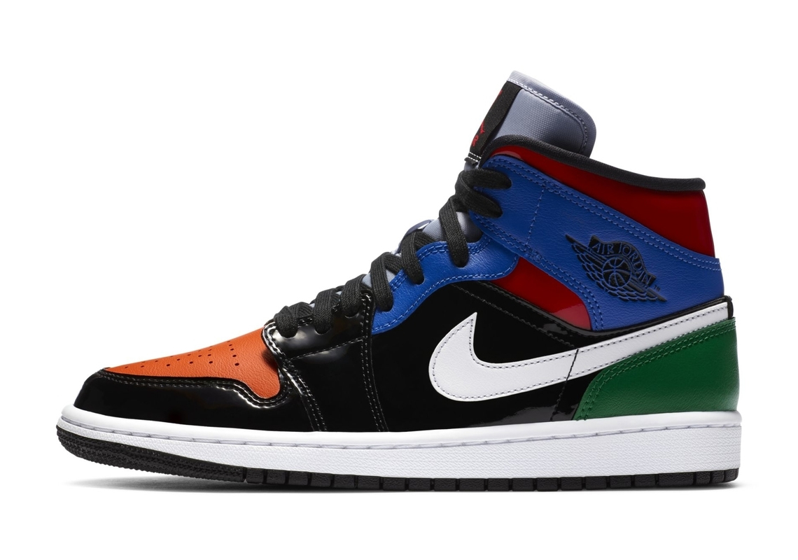 AJ1,Air Jordan 1 Mid,发售  又一双 What The 风格新品！这双中帮 AJ1 有点意思！