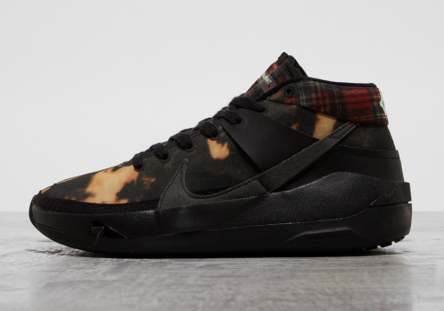 Nike,KD13  复古条布纹 + 油漆风格！全新 Nike KD13 你打几分？
