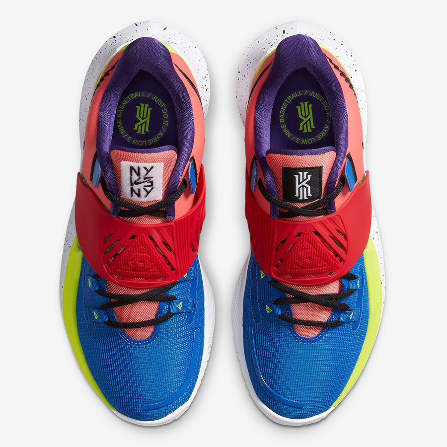 Nike,Kyrie Low 3,CJ1286-800,发售  夏日浮夸撞色！ 全新 Kyrie Low 3 即将发售