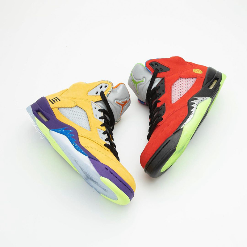 Air Jordan 5,AJ,AJ5,What The,C  What The AJ5 最新实物曝光！融合 8 双超人气配色！你看出几个？