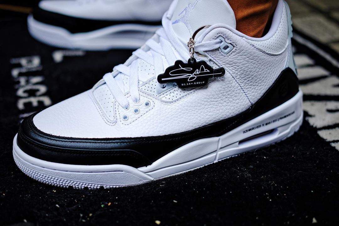 fragment,Air Jordan 3,AJ3,发售  一双鞋盖了 14 个闪电 Logo！藤原浩 AJ3 上脚抢先看！