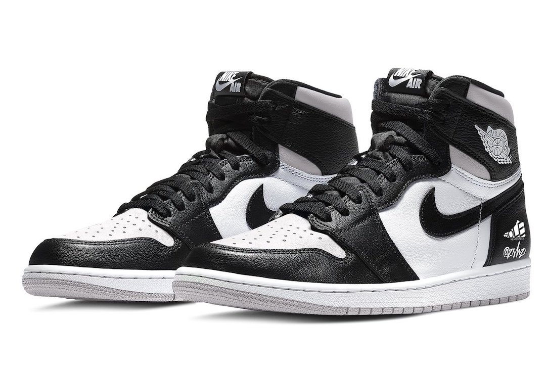 AJ,AJ1,Air Jordan 1,555088-035  熊猫 Air Jordan 1 传闻明年复刻！效果图浮现网络！