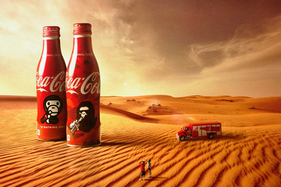 BAPE®,COCA-COLA®  完整型录曝光！BAPE® × COCA-COLA® 联名后天发售！