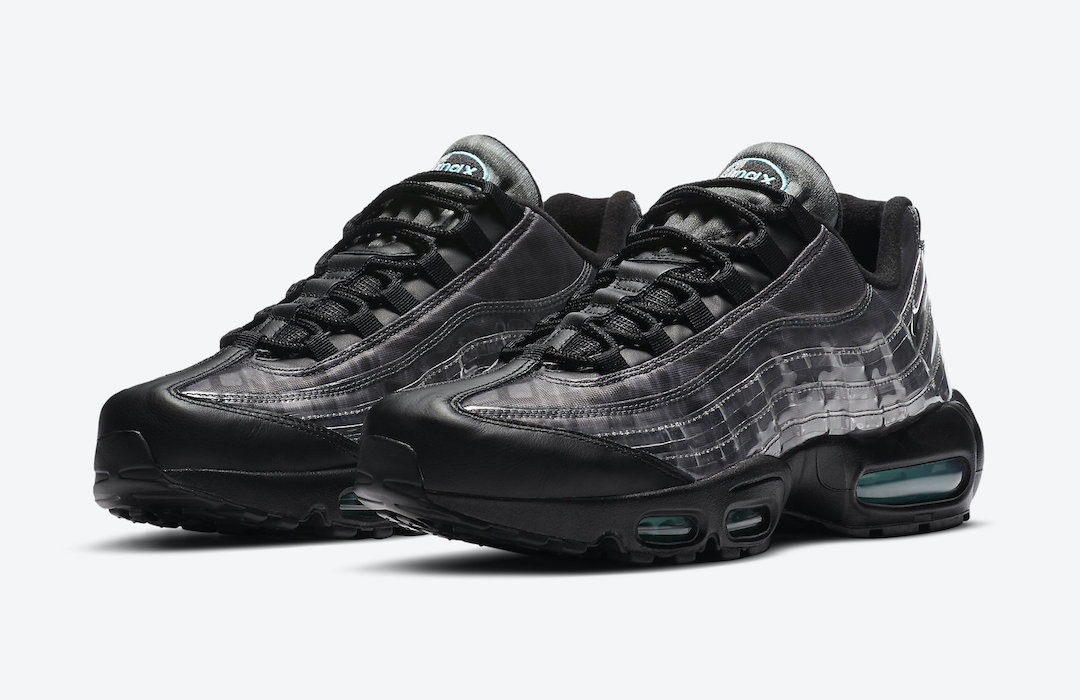 DA7735-001,Air Max 95,发售  酷似上海限定、CDG 联名！这双 Air Max 95 气质不一般！