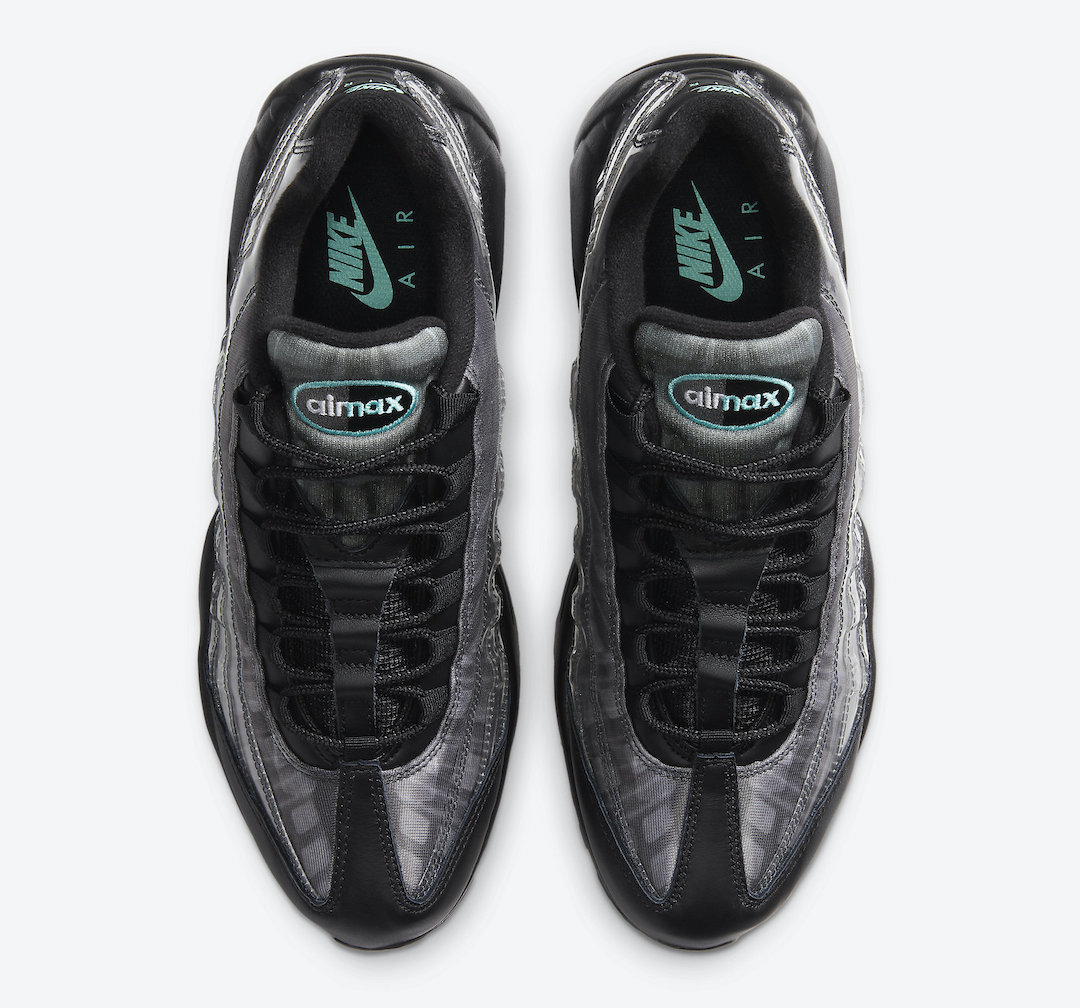 DA7735-001,Air Max 95,发售  酷似上海限定、CDG 联名！这双 Air Max 95 气质不一般！