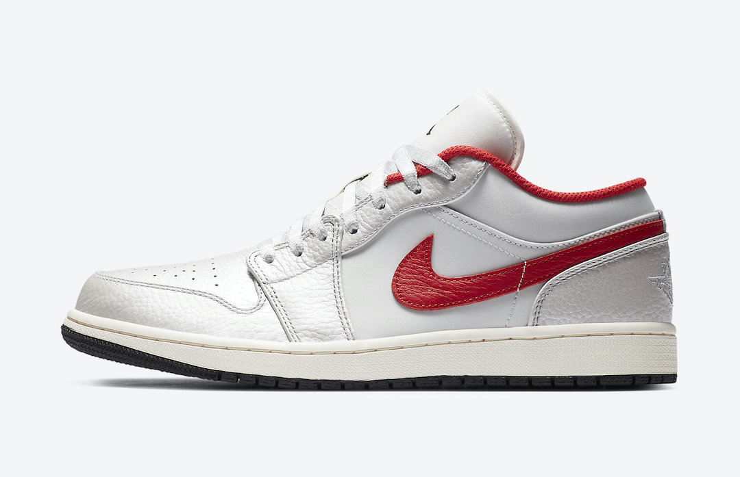 DA4668-001,AJ1,Air  银红配色 Air Jordan 1 Low 官图曝光！预计近期发售！