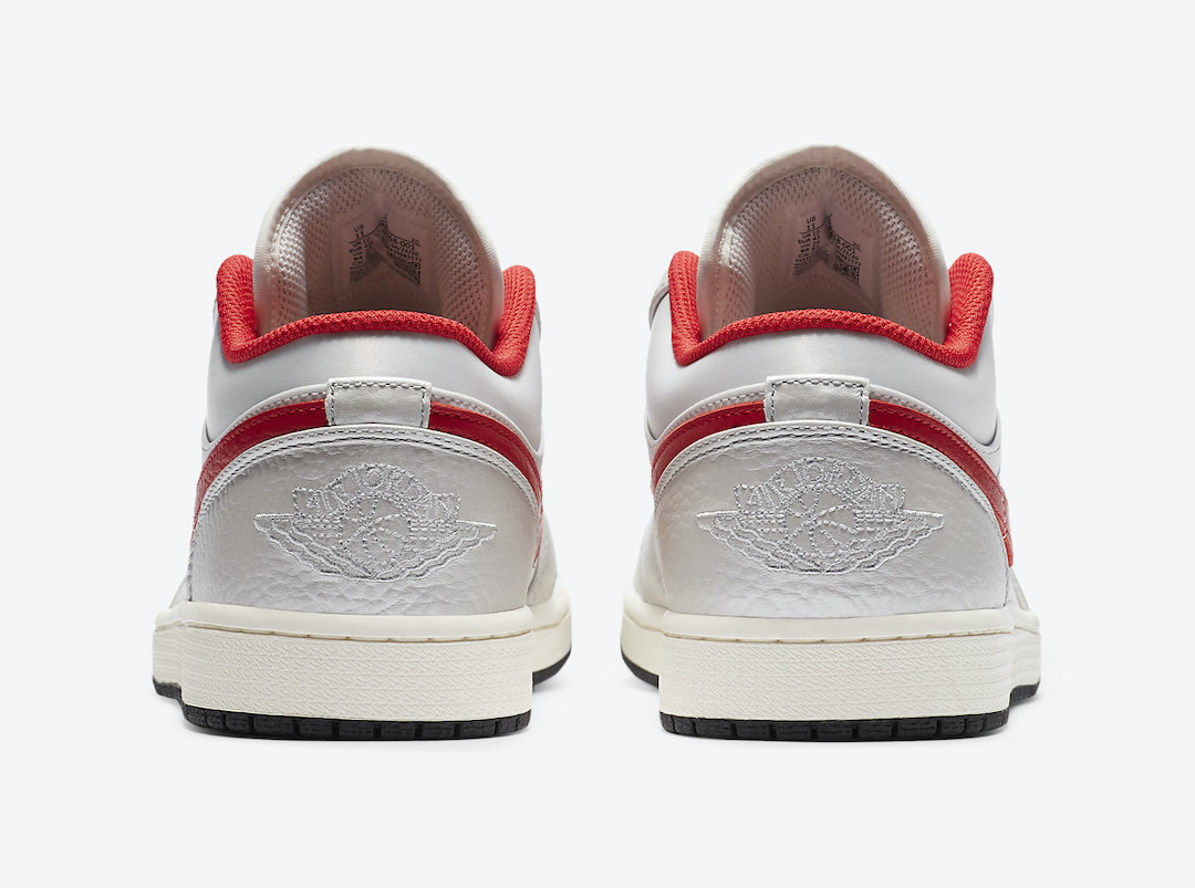 DA4668-001,AJ1,Air  银红配色 Air Jordan 1 Low 官图曝光！预计近期发售！
