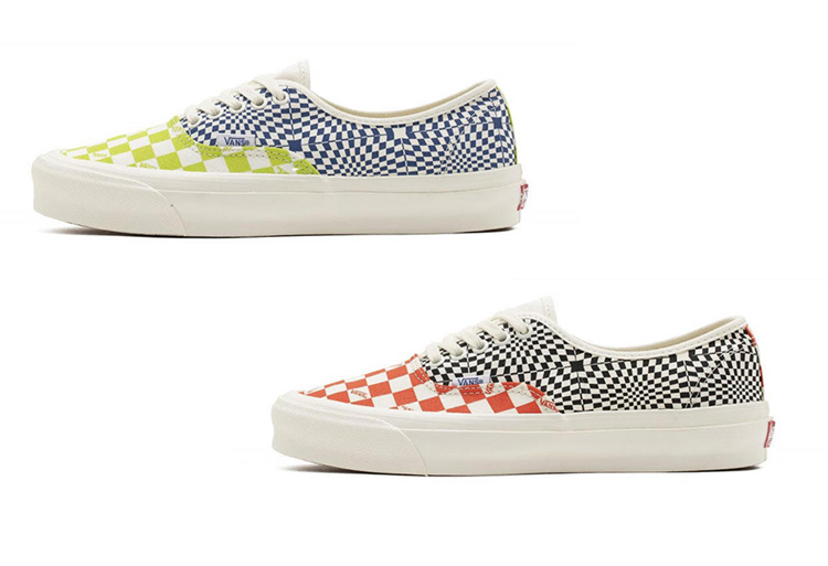 Vans,Authentic  棋盘格 + 裸眼 3D ！这两款全新 Vans Authentic 你打几分？