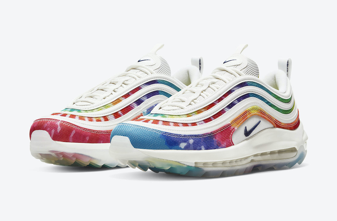 Nike,Air Max 97,发售,CK1219-100  Air Max 97 即将推出扎染配色！但鞋底有点特别...
