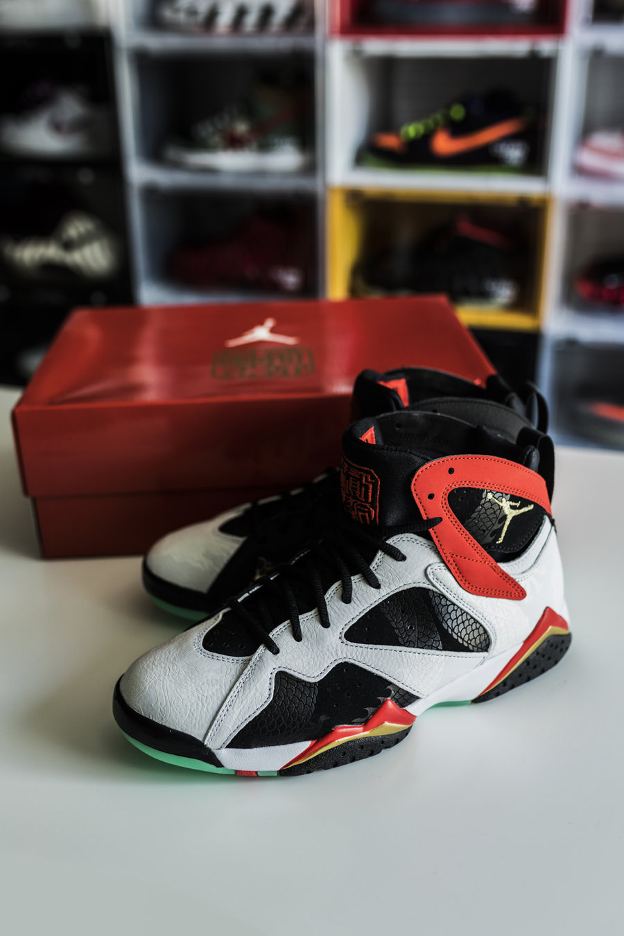 Air Jordan 7,AJ7,发售,开箱  神秘中国风 AJ 抢先开箱！这几个汉字你可能看不懂！
