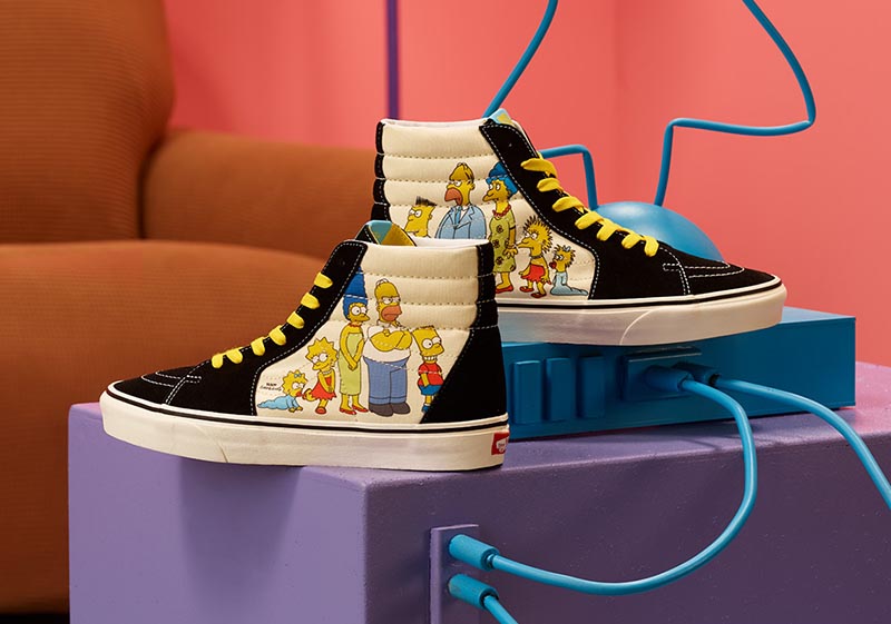 The Simpsons,Vans  《辛普森一家》 x Vans 联名本周发售，有一款绝对卖爆！