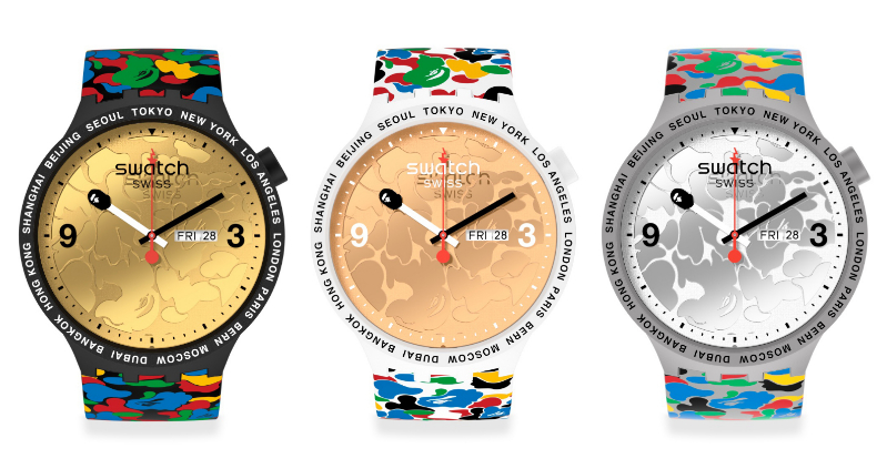 A BATHING APE®,SWATCH,BAPE®  入手信息看仔细！潮人必抢的 BAPE® x SWATCH 明日发售！