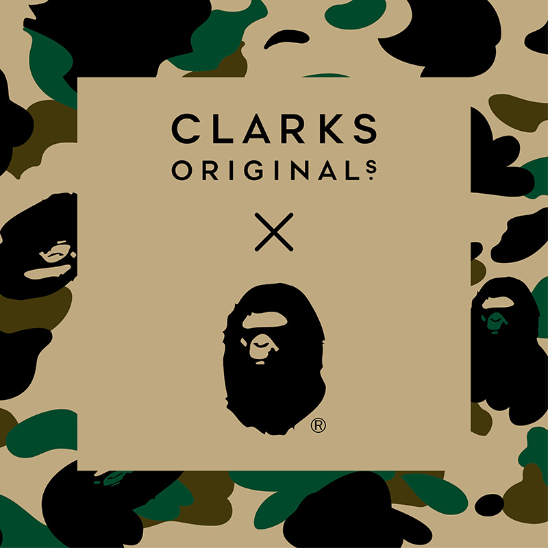 BAPE®,CLARKS ORIGINALS  街头潮人最爱！BAPE® x CLARKS ORIGINALS 即将发售！
