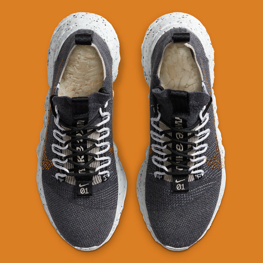 Nike,Space Hippie 01,CZ6148-00  第二款配色曝光！Nike 回收鞋 Space Hippie 01 近期即将发售！