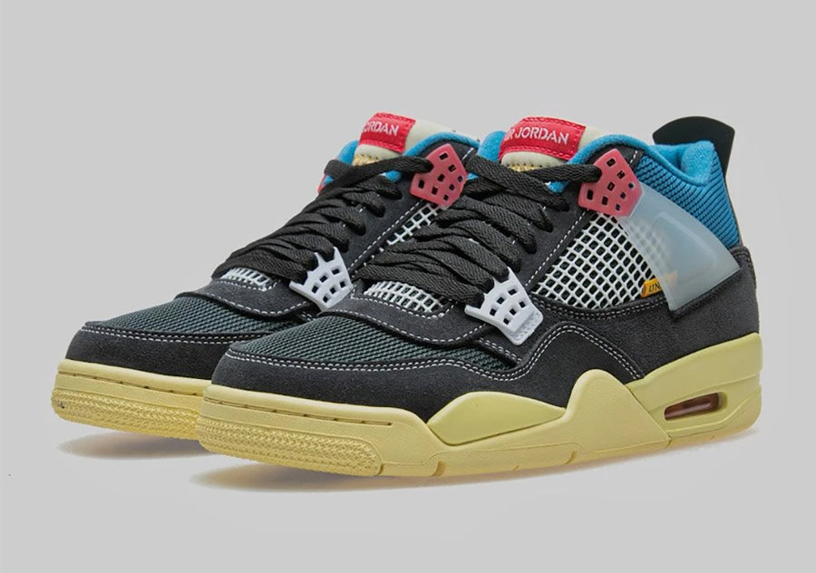 AJ4,Air Jordan 4,Union,DC9533-  Union x AJ4 上脚越看越喜欢！本月最大惊喜就是它！