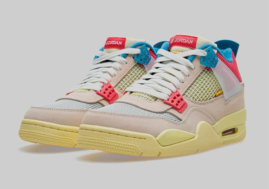 AJ4,Air Jordan 4,Union,DC9533-  Union x AJ4 上脚越看越喜欢！本月最大惊喜就是它！