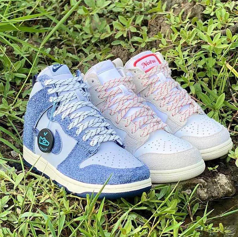 Notre,Nike,Dunk Hi  全新店铺联名 Nike Dunk Hi 实物曝光，年底发售！
