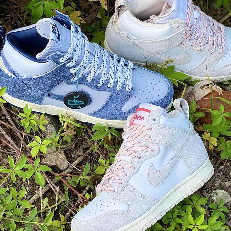 Notre,Nike,Dunk Hi  全新店铺联名 Nike Dunk Hi 实物曝光，年底发售！