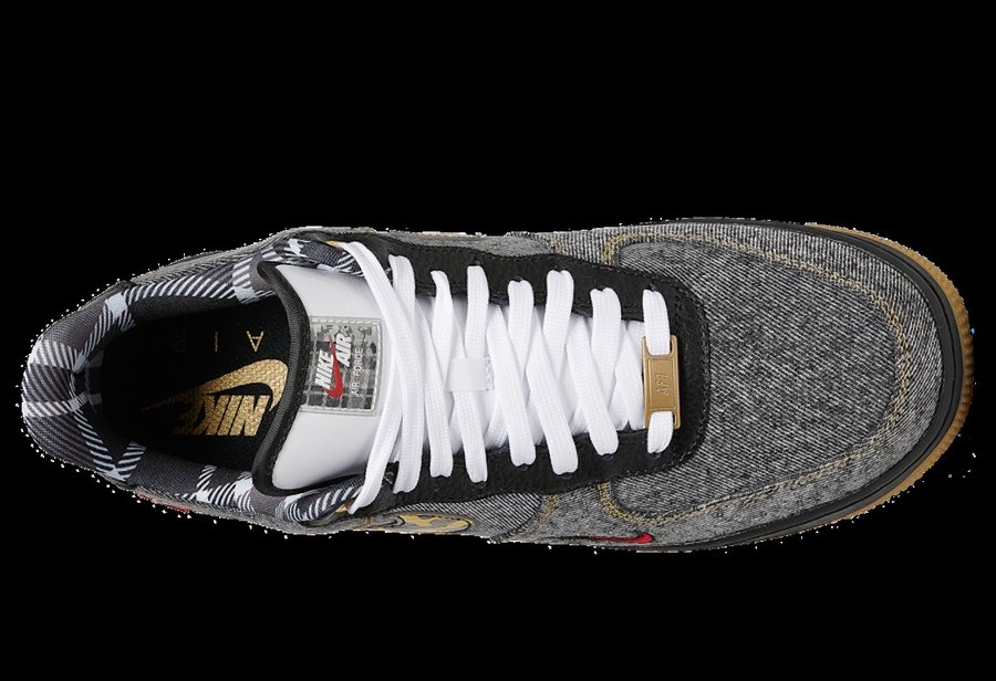 AF1,DB1964-001,发售  单宁迷彩双 Swoosh！这双 AF1 有点东西！